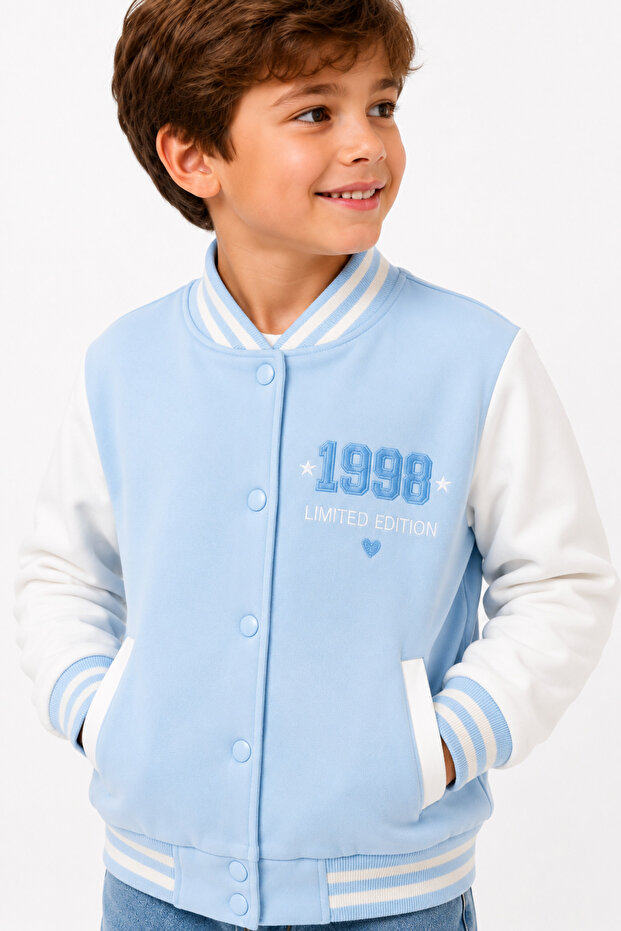Winter College Jacket with Double Pockets for 5-6-7-8 Years Old