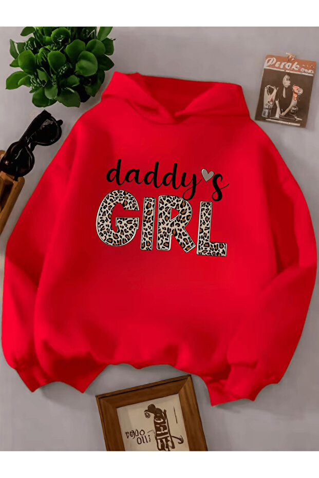 Children's Hooded Printed Sweatshirt