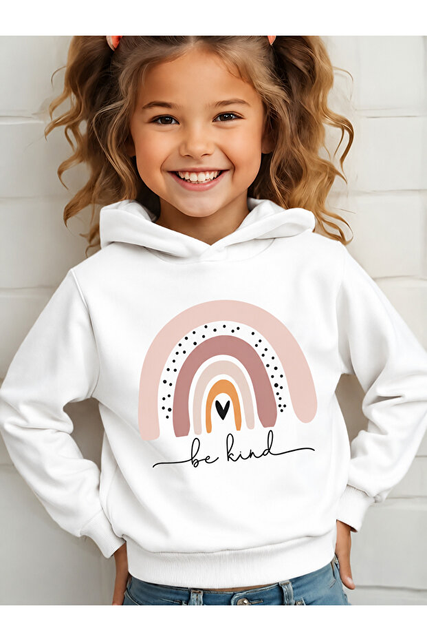 Children's Hooded Printed Sweatshirt