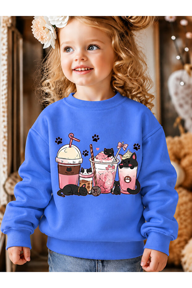 Children's Crew Neck Printed Sweatshirt