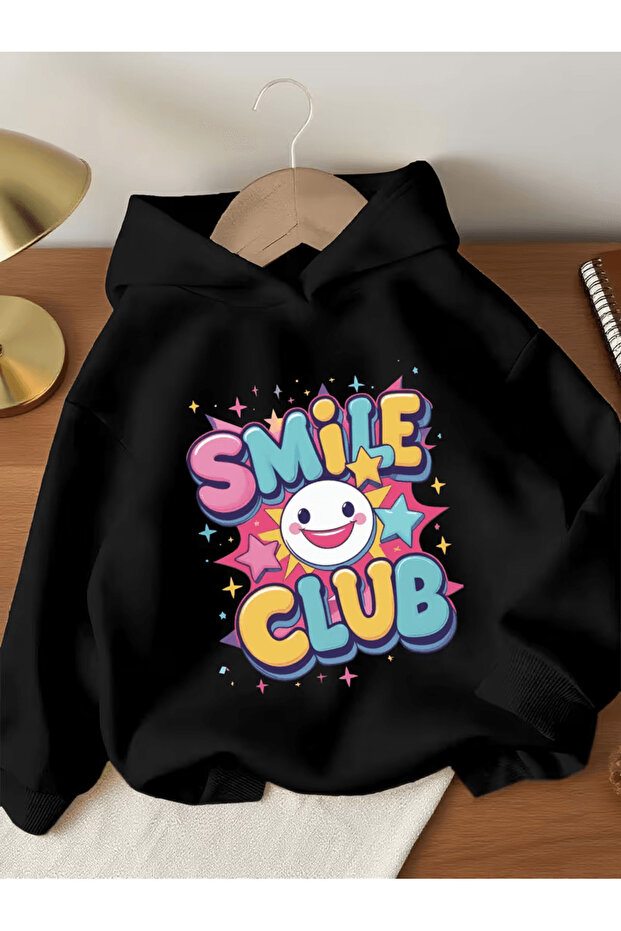 Children's Hooded Printed Sweatshirt