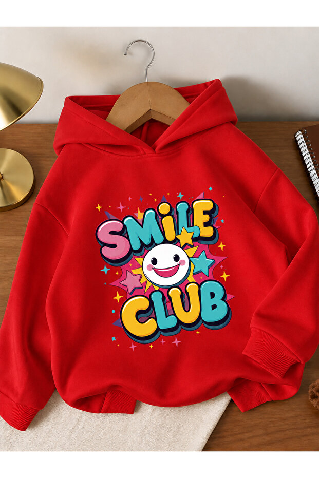 Children's Hooded Printed Sweatshirt