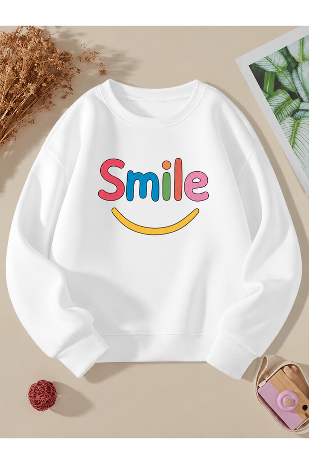 Children's Crew Neck Printed Sweatshirt