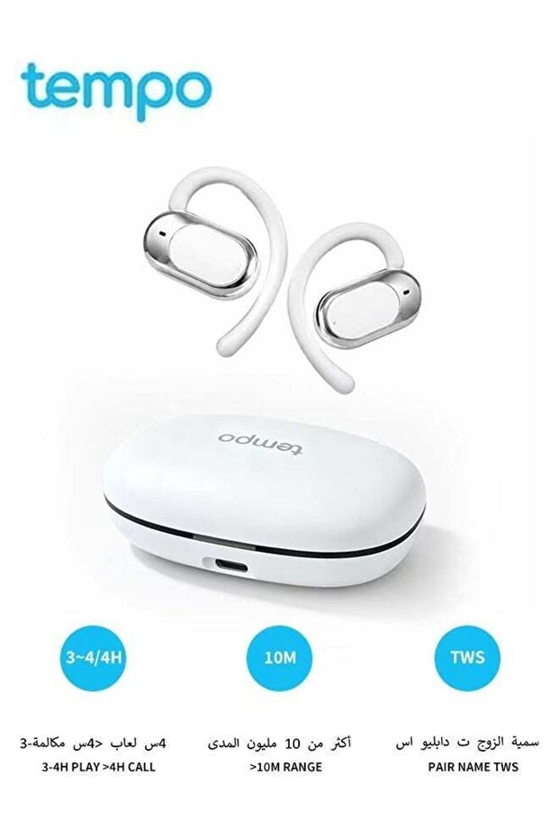 TWS Wireless Bluetooth Earbuds, Bluetooth 5.4 Touch Control Earphones, Type-C Fast Charge