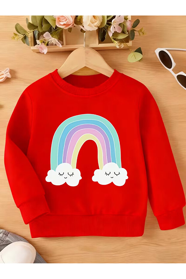 Children's Crew Neck Printed Sweatshirt