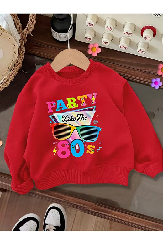 Children's Crew Neck Printed Sweatshirt