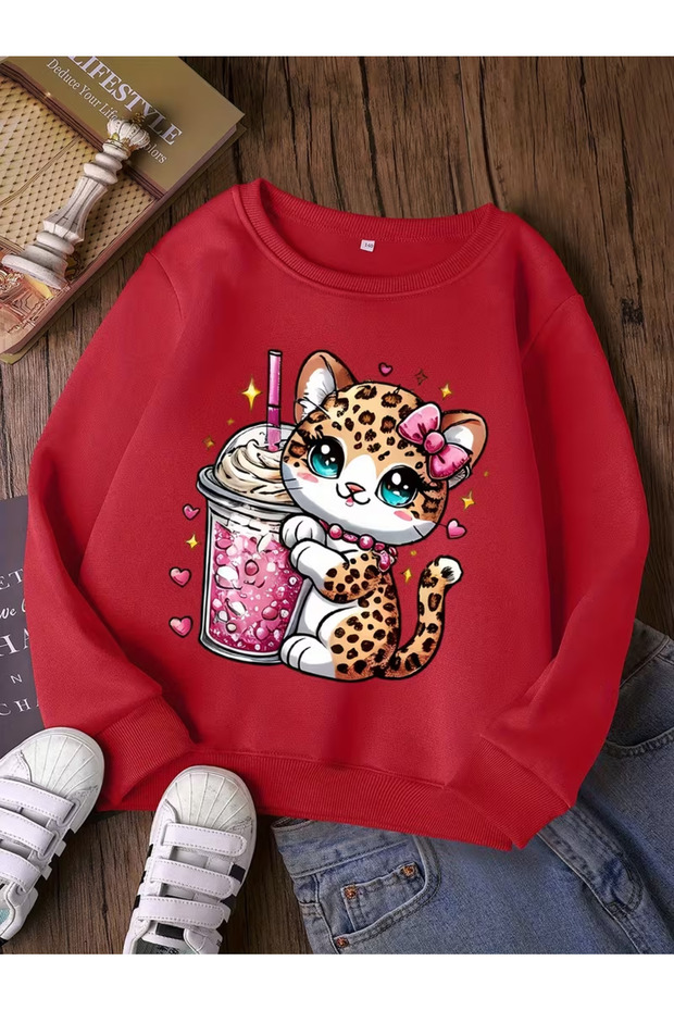 Children's Crew Neck Printed Sweatshirt