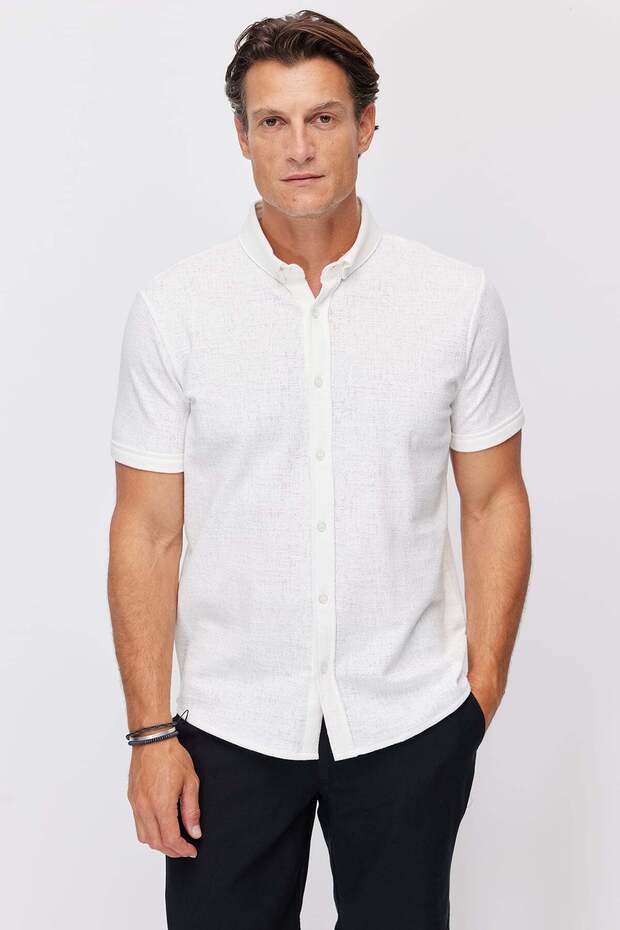 Men's Textured Shirt