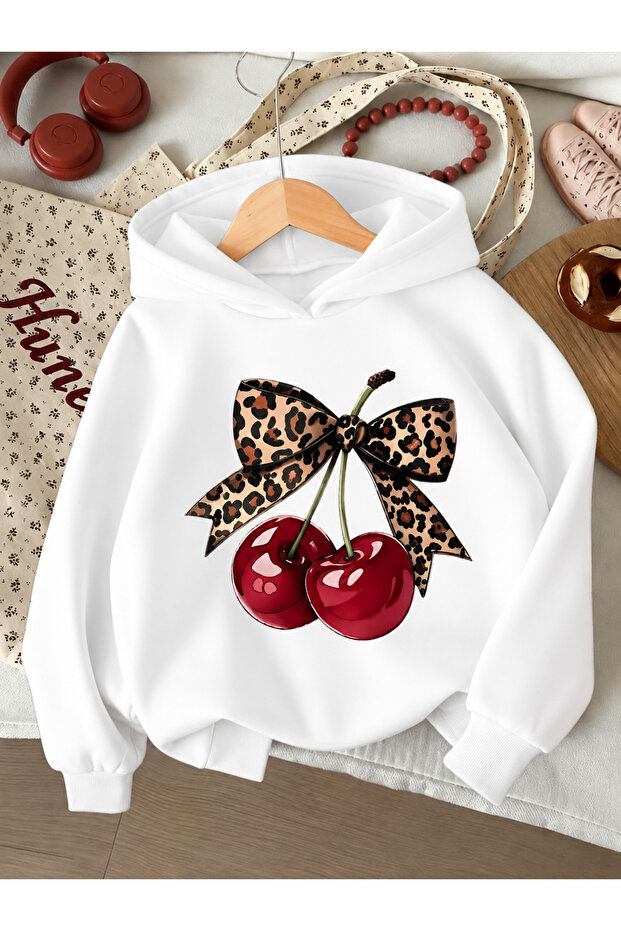 Children's Hooded Printed Sweatshirt