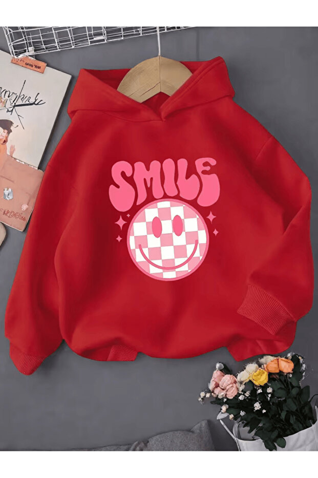 Children's Hooded Printed Sweatshirt