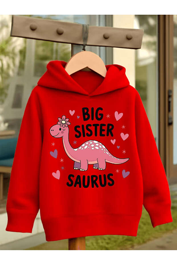 Children's Hooded Printed Sweatshirt