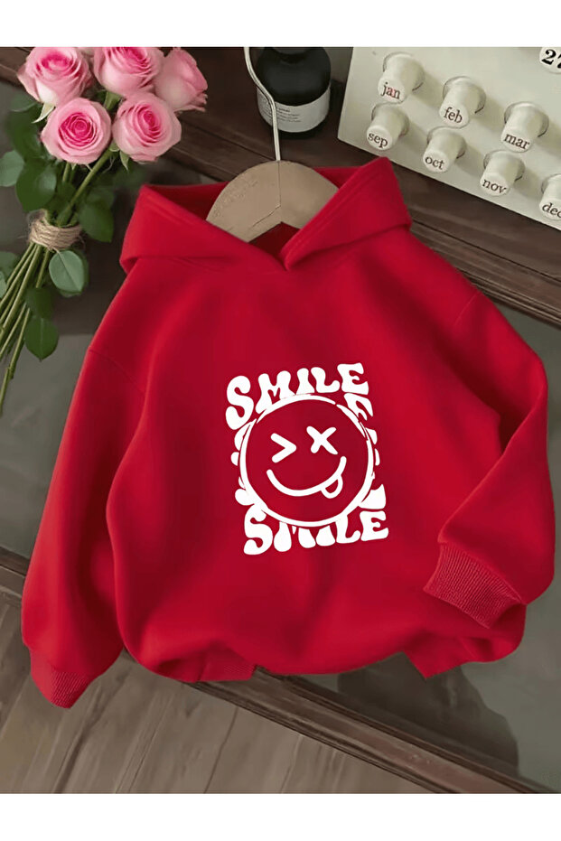 Children's Hooded Printed Sweatshirt