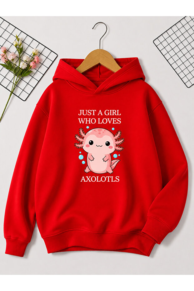 Children's Hooded Printed Sweatshirt