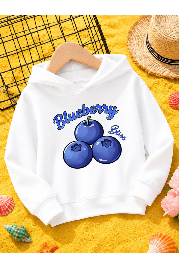 Children's Hooded Printed Sweatshirt
