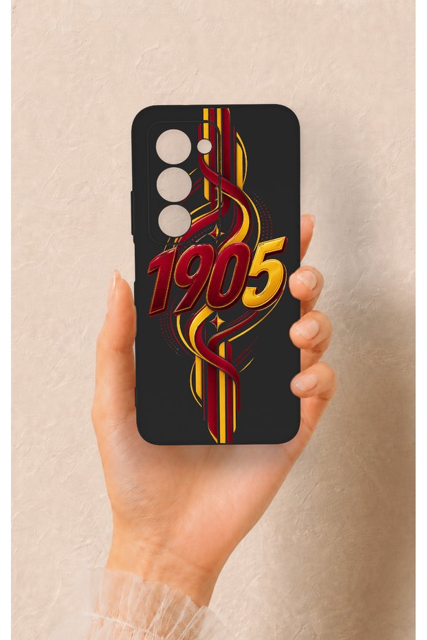 Redmi 15 5g Compatible Yellow Red Ivy Patterned Silicone Case