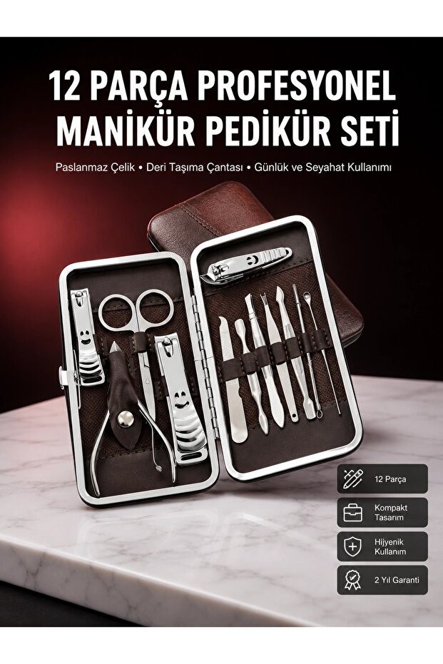 Stylish and Durable Multi-Purpose Personal 12-Piece Grooming Set New Generation