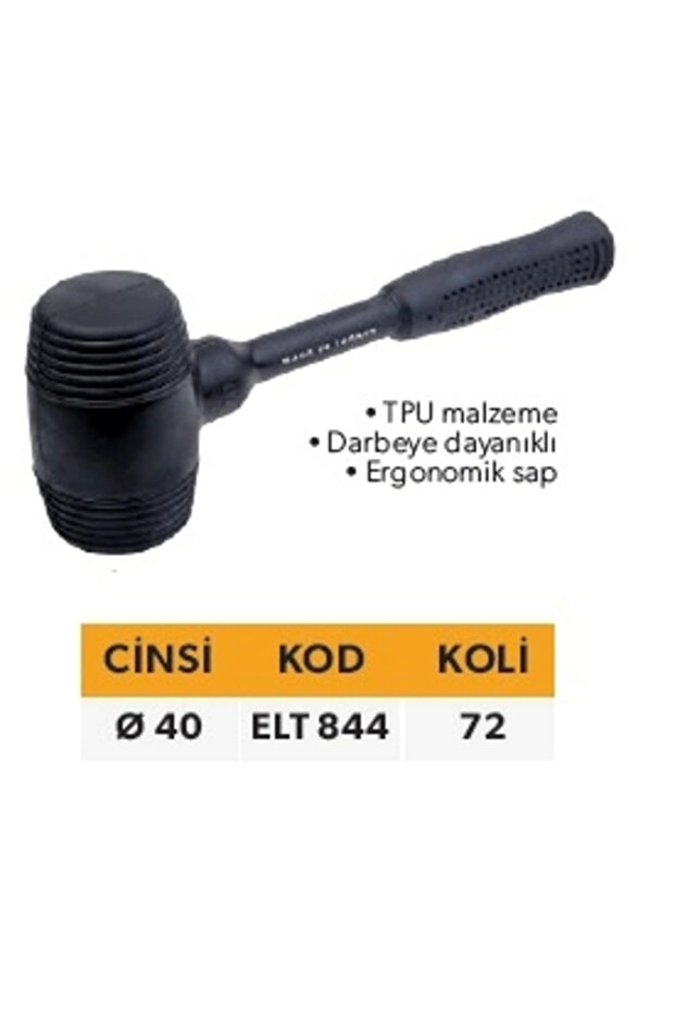 ERGONOMİK LASTİK TOKMAK 40