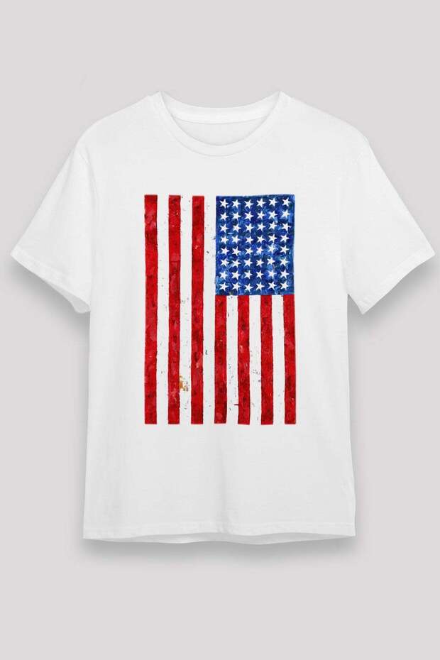 United States of America Flag Printed T-Shirt
