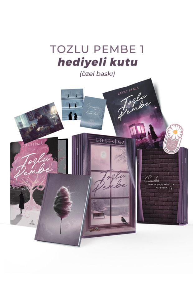 Tozlu Pembe 1 – Ciltli Yan Boyamalı Hediyeli Kutu