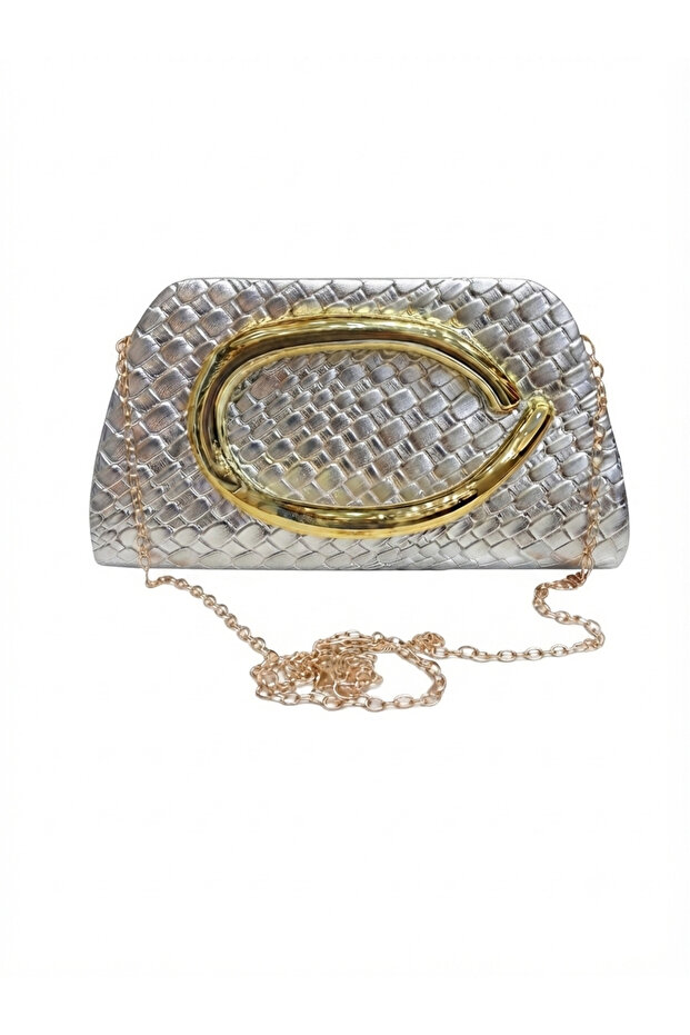 Vernika Luxury Woven Clutch & Shoulder Bag 23.5*13