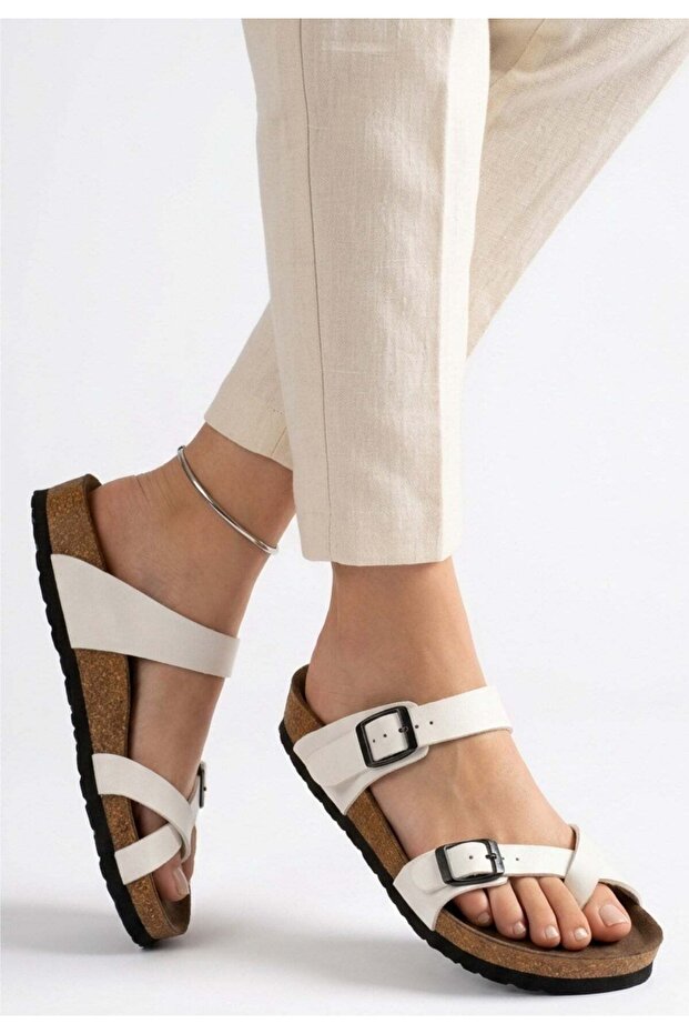 White Skin Slippers