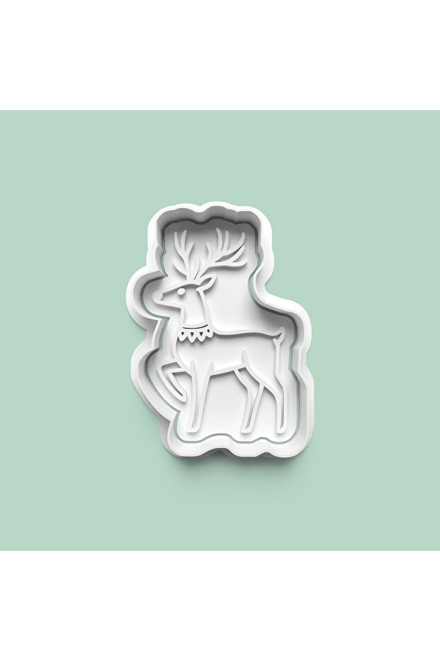 Cute Deer Cookie Mold and Sugar Dough Mold 0995-3