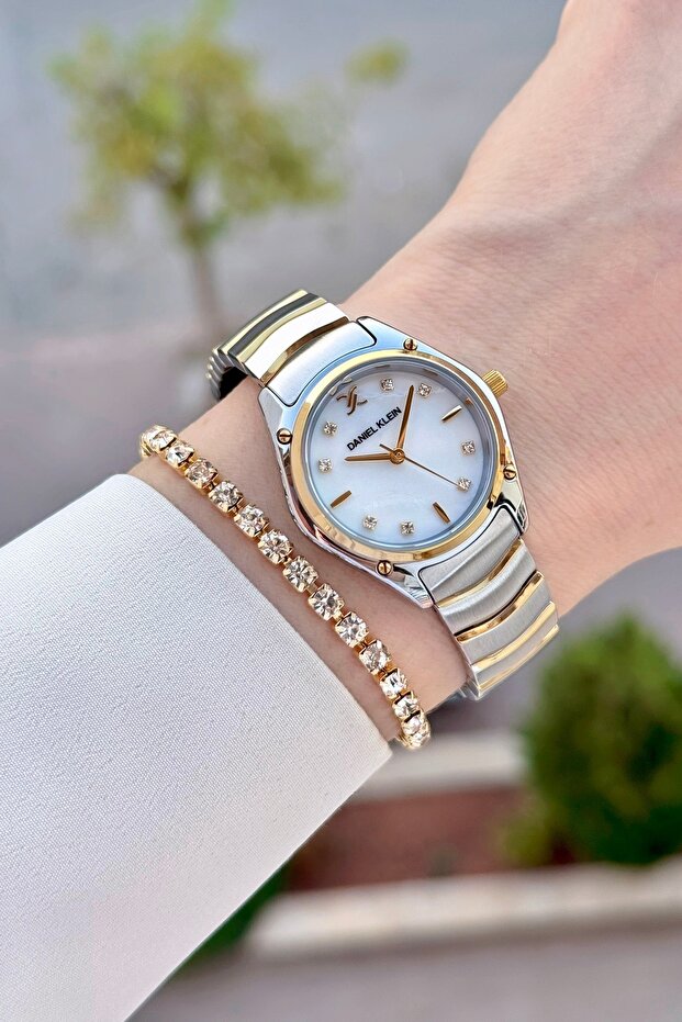 Gold Gray Color 30 mm the Same as Picture Women's Wristwatch