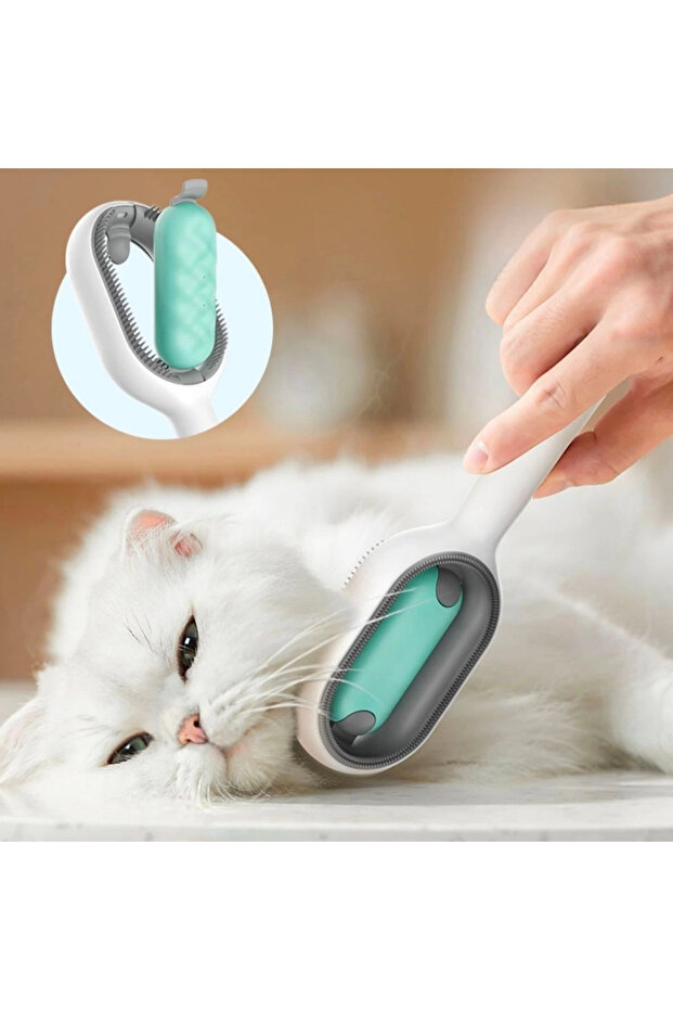 Double-Sided Pet Brush Moist Hair Comb for Pets