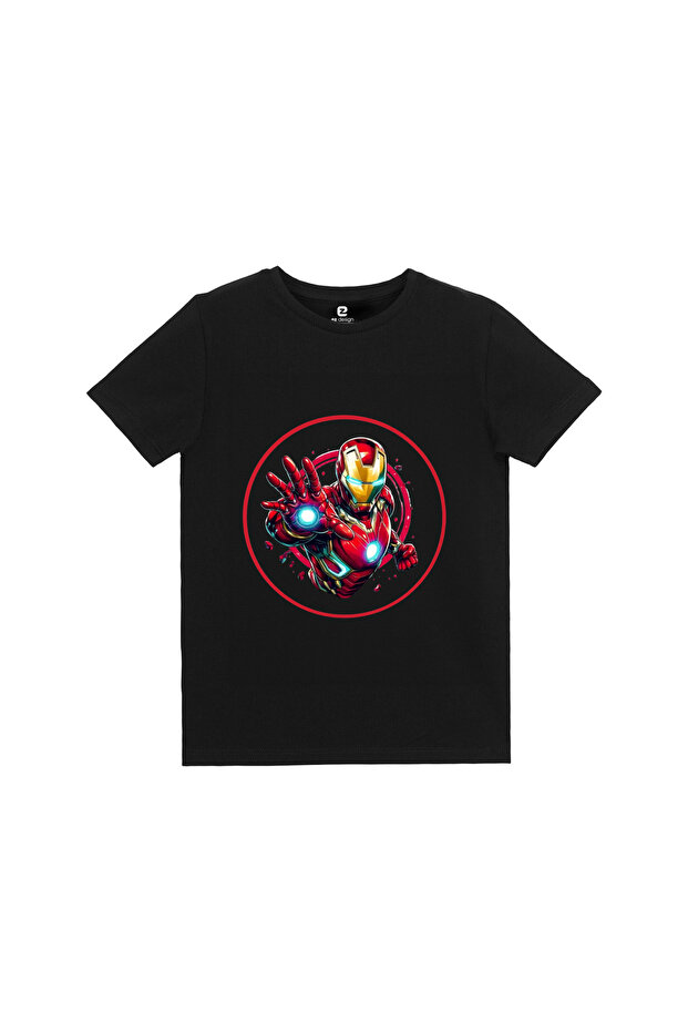 Iron Man Printed Kids Tshirt