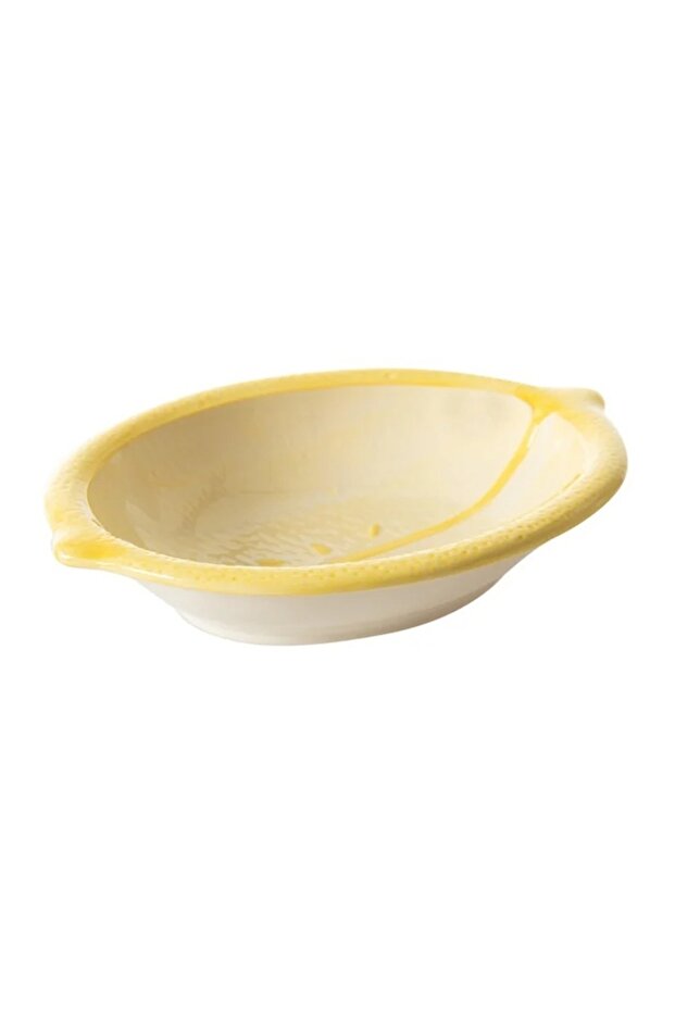 Lemon Figured Salad Bowl Ceramic - 27X34X7 cm