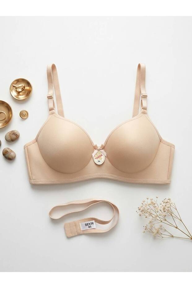 Half Padded, No-Feel Skin Color Bra