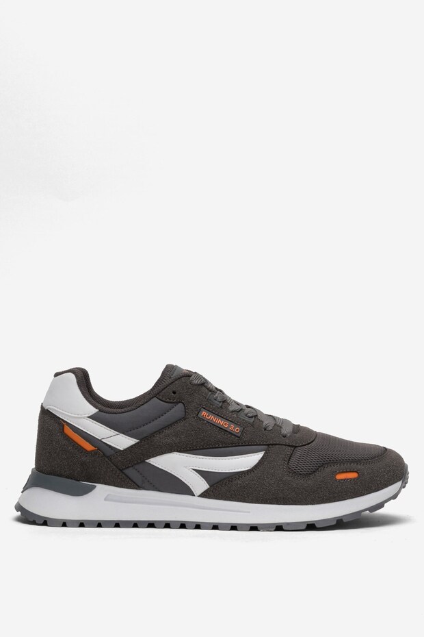 Men's Orthopedic Airfile Sports Shoes Smoke - Orange