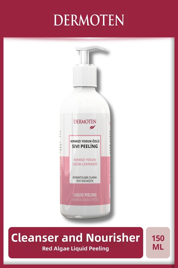 Liquid Face & Body Peeling | Red Seaweed Extract, Purifying and Renewing Gel Seaweed Peeling 150ml