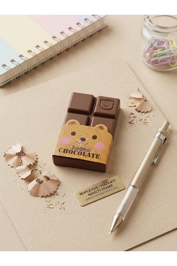 Cute Chocolate Eraser with Chocolate Scent