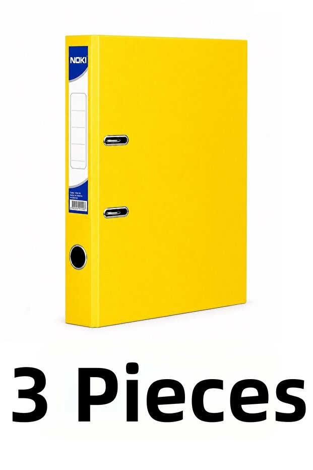 3 Narrow Plastic Folders A4 Folders