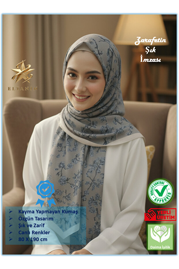 Eiffel Cotton Soft Special Series Shawl (Ethnic & Floral Pattern, Original, Hijab Clothing, New Collection)