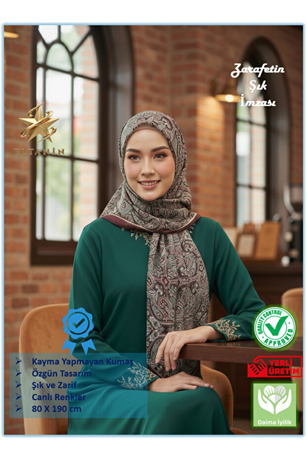 Eiffel Cotton Soft Special Series Shawl (Ethnic & Floral Pattern, Original, Hijab Clothing, New Collection)