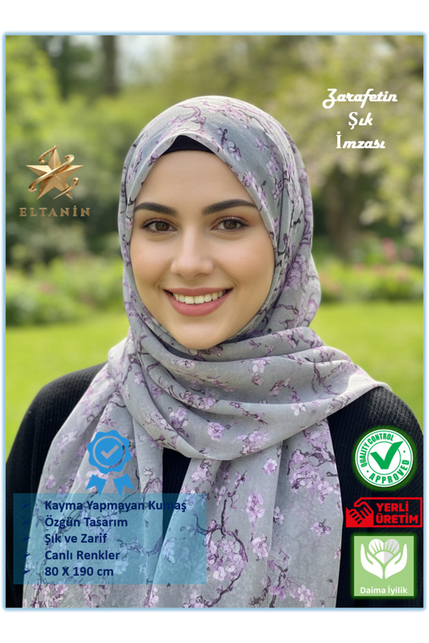Eiffel Cotton Soft Special Series Shawl (Ethnic & Floral Pattern, Original, Hijab Clothing, New Collection)