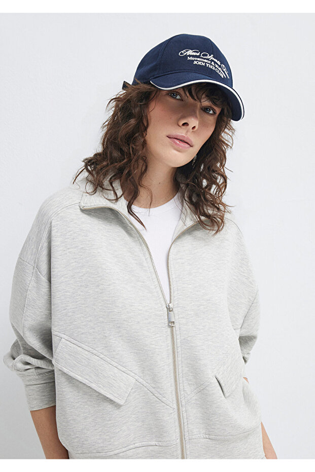 Embroidered Navy Blue Hat 1913922-25723