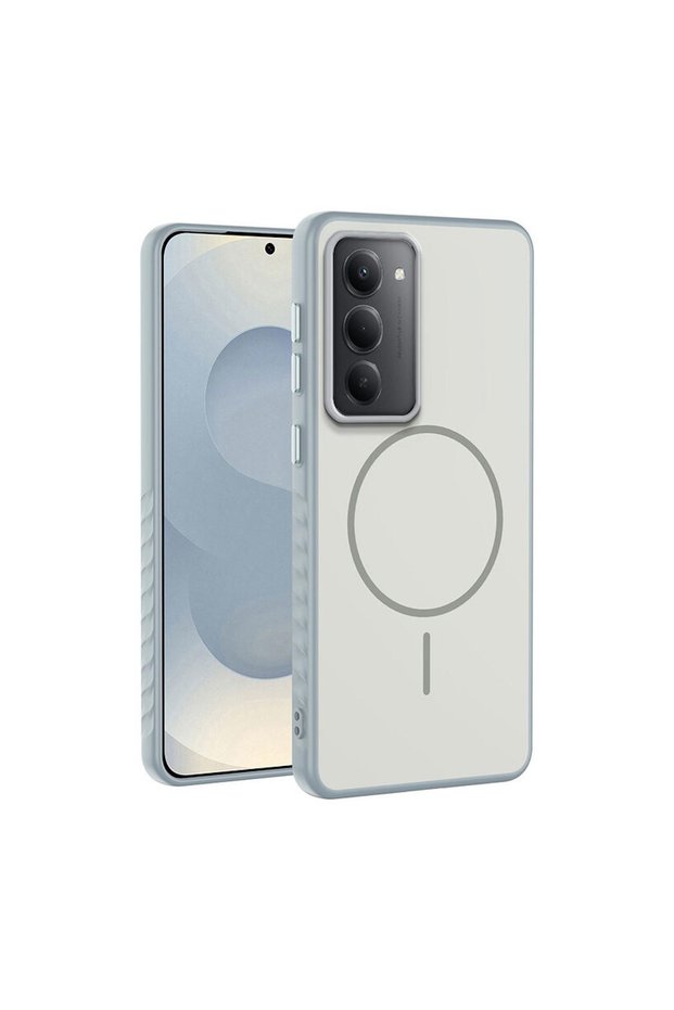Xiaomi Redmi 15 Compatible Case Mono M-Safe Silicone Case Gray