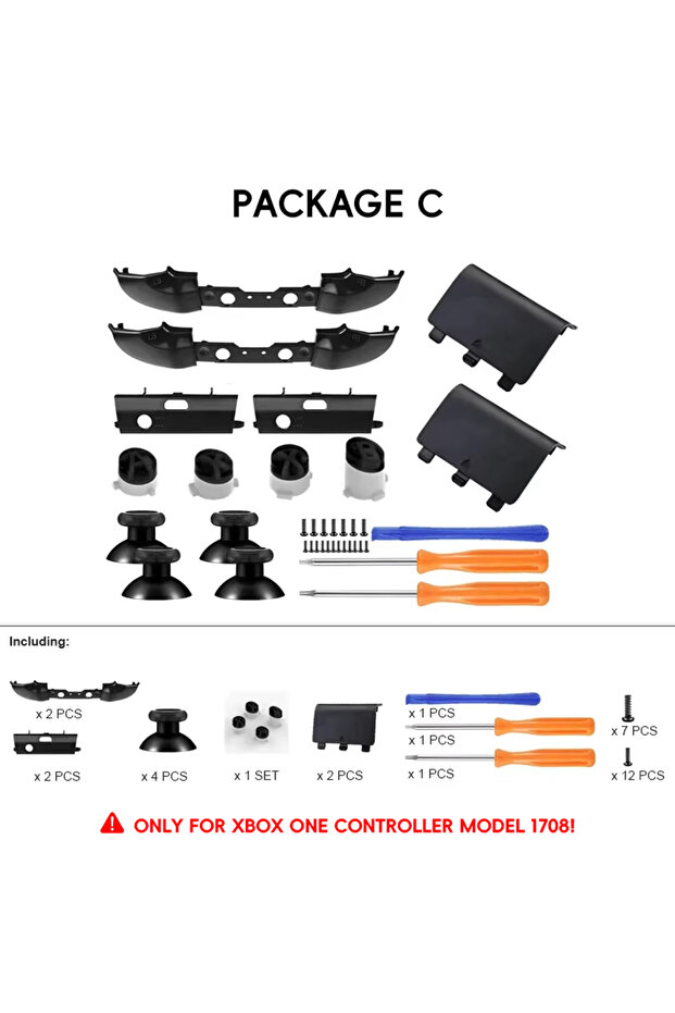 1708-PK C Replacement Analog Joystick Stick Module for Xbox One / Xbox Series X/S Controller Repair