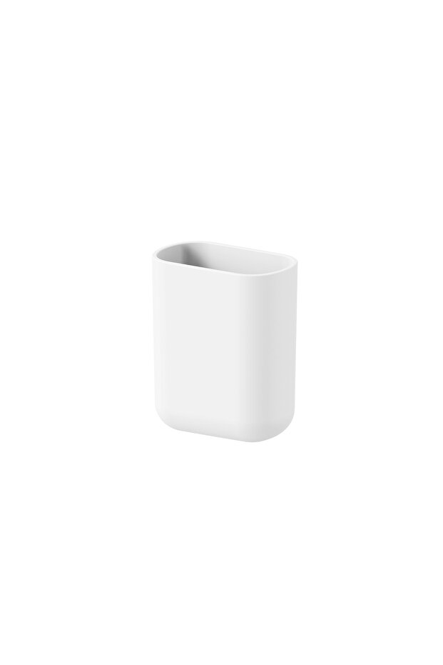 WHITE Wall-mounted Storage Box Can Drain Water Suitable For Toothpaste And Toothbrush Storage On Bat