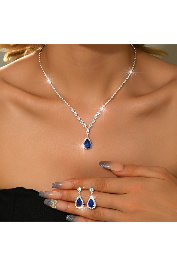 ZT4055-3 Seaside Vacation Necklace, Earrings, Jewelry, Dating, Gathering, Exploring Stores, Taking P