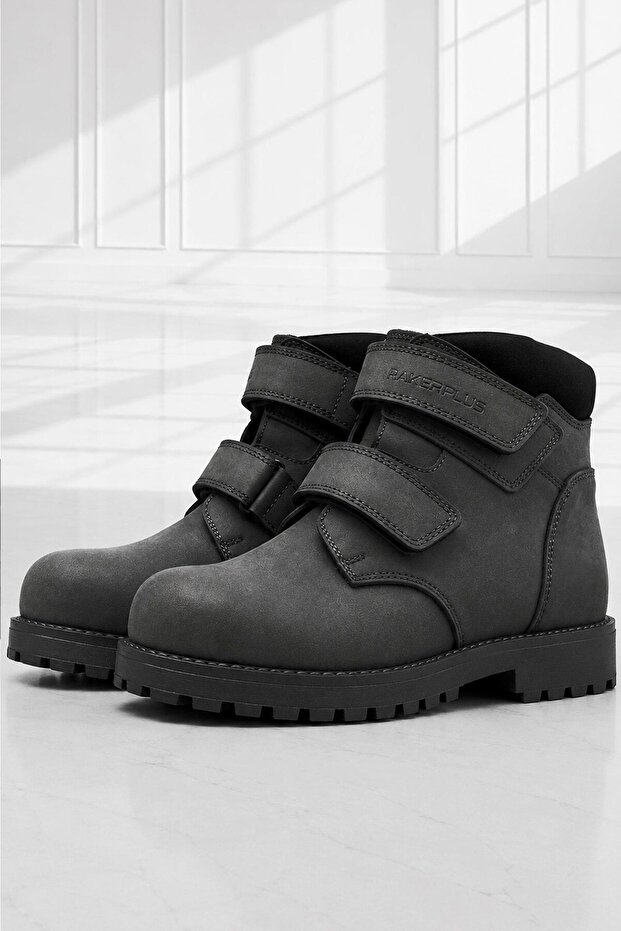 Rakerplus Sentor Genuine Leather Velcro Fur Boots