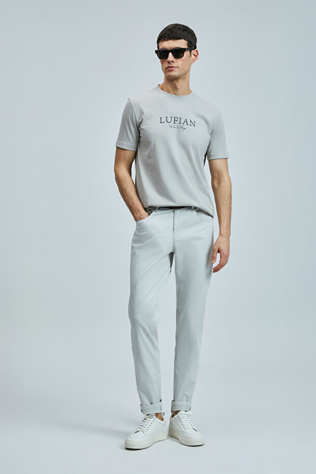 Helt Sport 5 Pocket Men's Trousers Slim Fit Stone