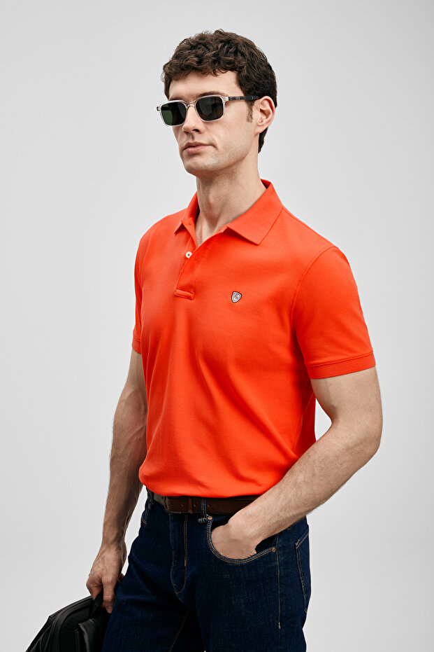 Laon Smart Men's Polo T-Shirt Orange