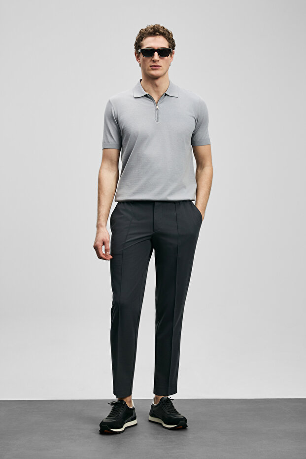 Simon Jogger Trousers Slim Fit Anthracite
