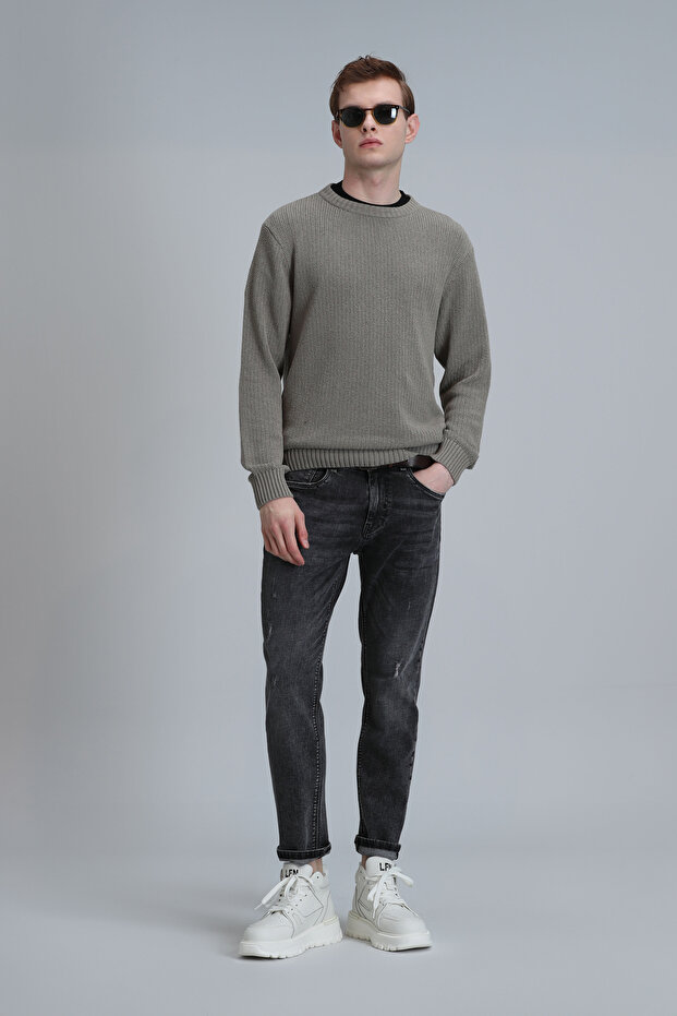 Duffy Smart Jean Men's Slim Fit Black Trousers