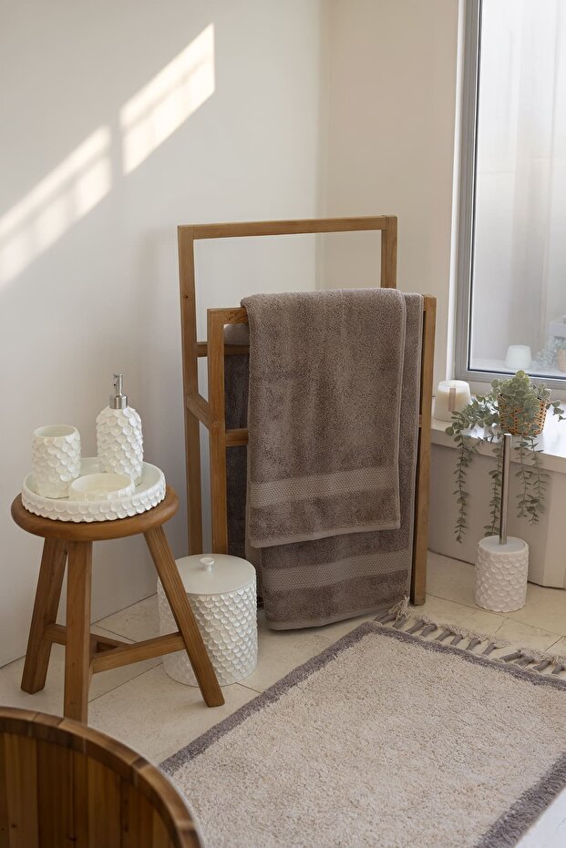 Egyptian 100% Egyptian Cotton 2-Piece Towel Set 90X150 cm Burnt Gray