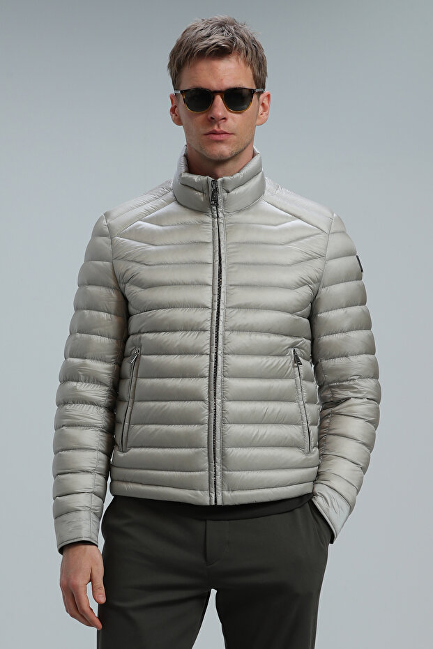 Andy Goose Feather Men's Coat Beige